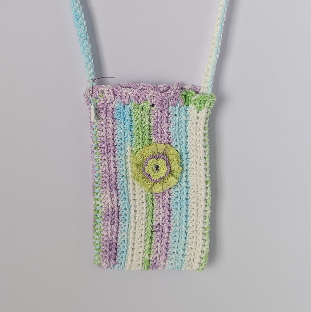 Pastel Crochet Crossbody